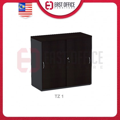 Low Sliding Door Wood Cabinet