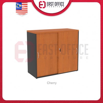Low Sliding Door Wood Cabinet