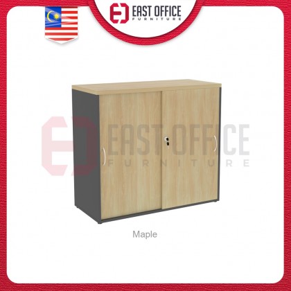 Low Sliding Door Wood Cabinet